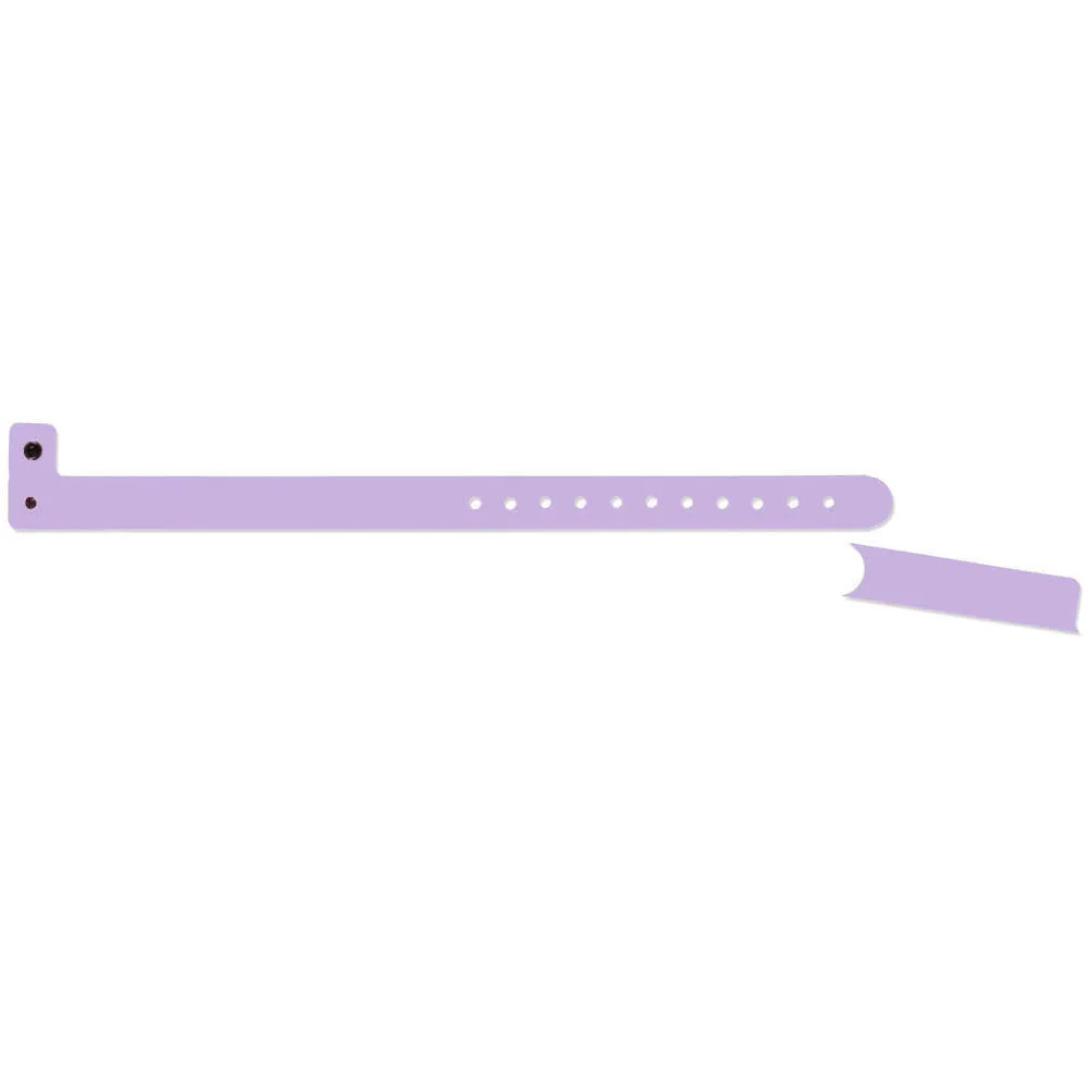 1/2" Pull Off Tab Vinyl Wristbands 430PT (500/Box)