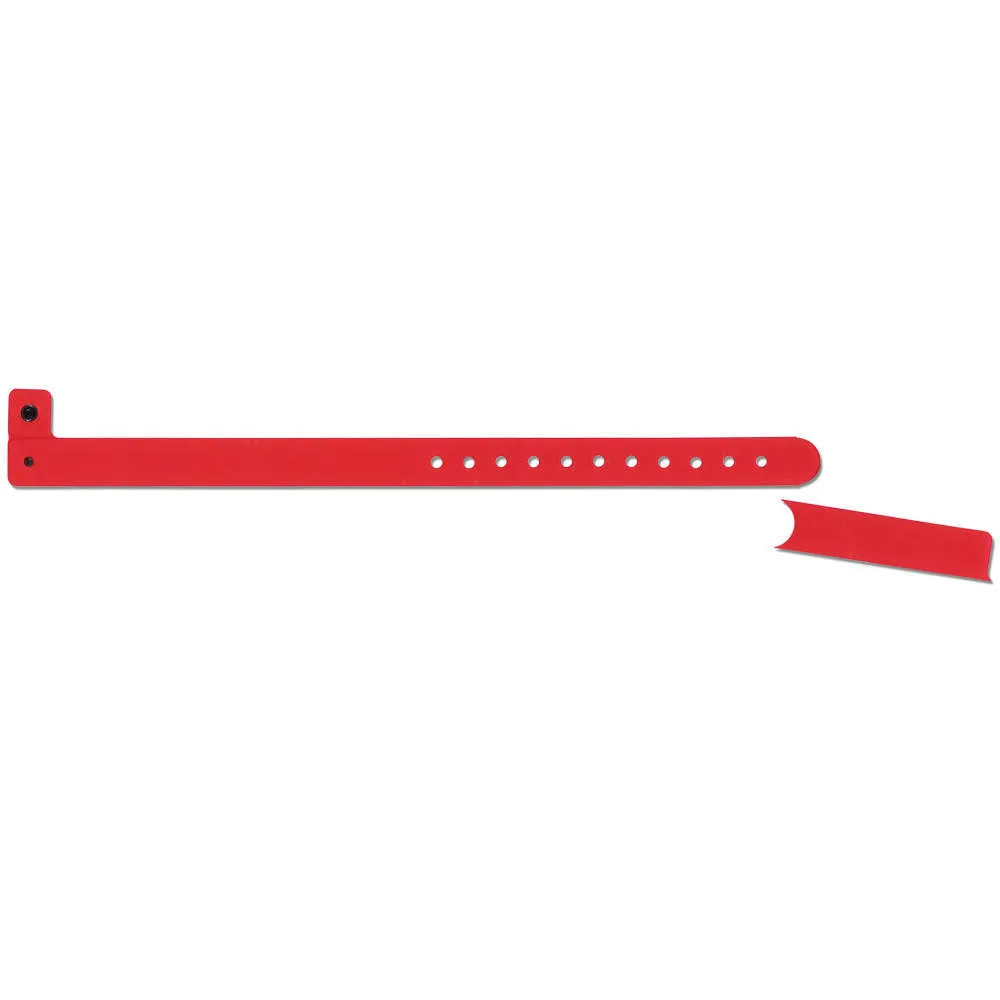 1/2" Pull Off Tab Vinyl Wristbands 430PT (500/Box)