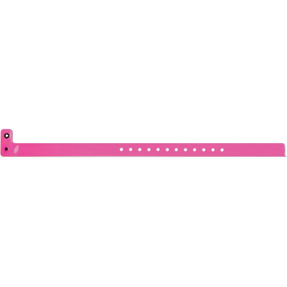 1/2" Vinyl Wristbands Permanent Snap 430P (500/Box)