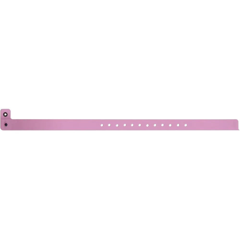 1/2" Vinyl Wristbands Permanent Snap 430P (500/Box)