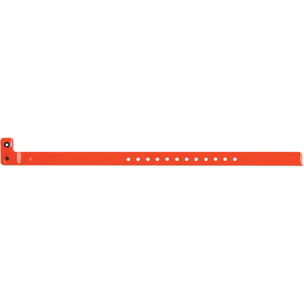 1/2" Vinyl Wristbands Permanent Snap 430P (500/Box)