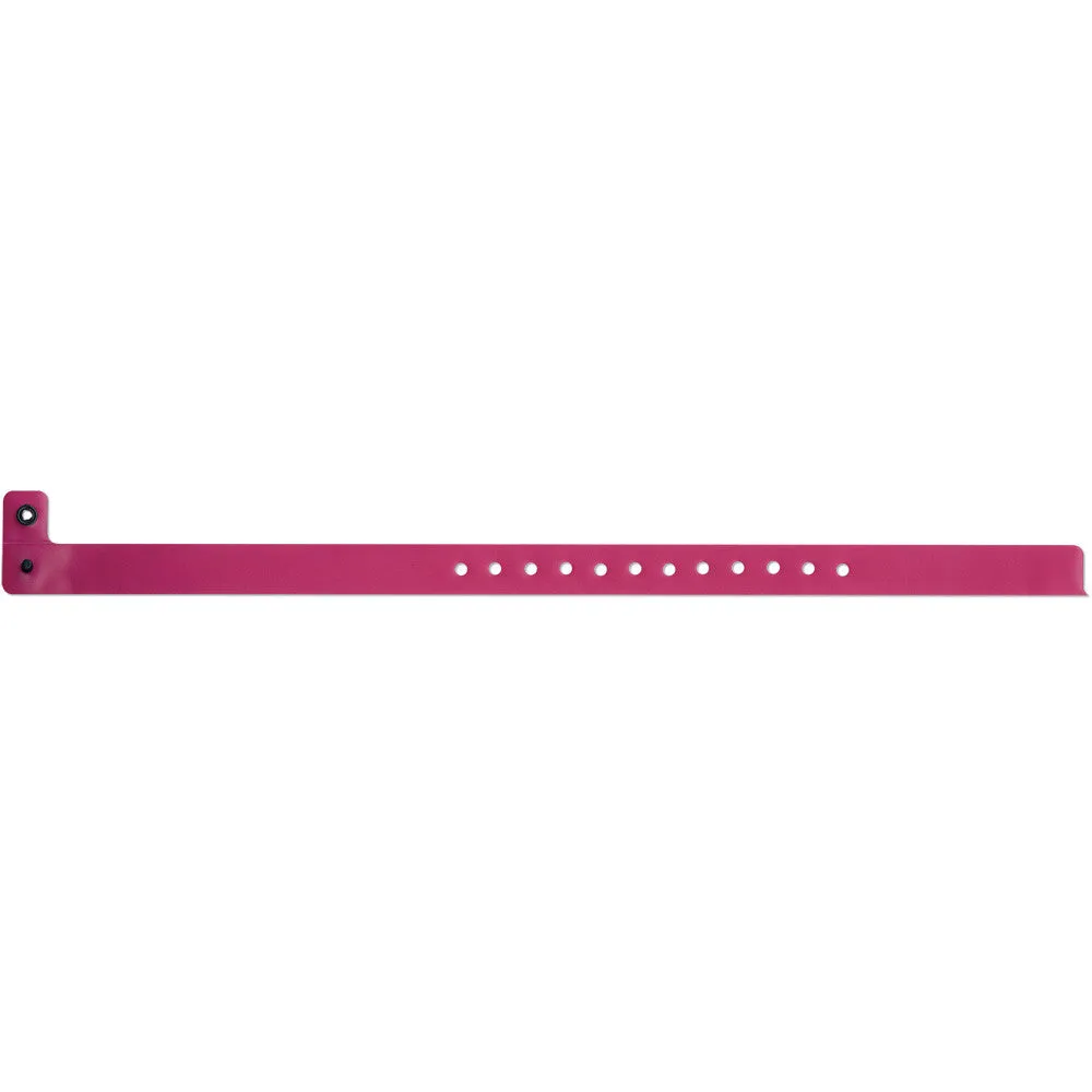 1/2" Vinyl Wristbands Permanent Snap 430P (500/Box)