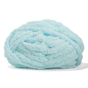 20mm Chunky Chenille Yarn - Powder Blue Color