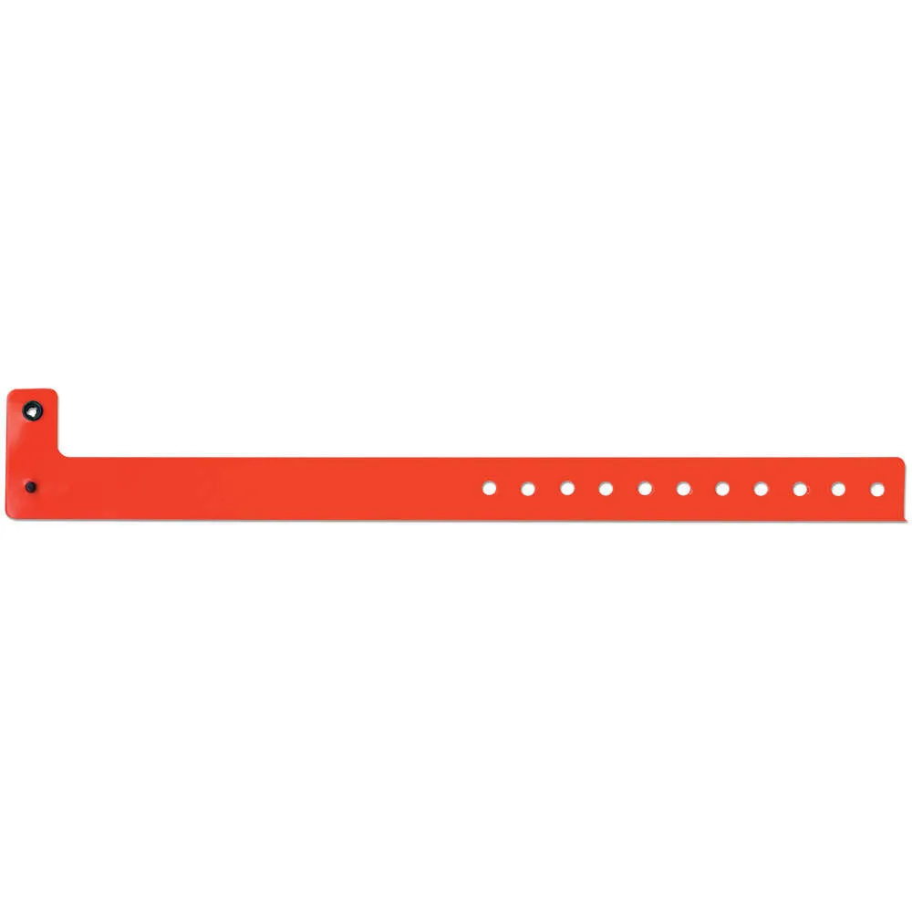 3/4" Vinyl Wristbands Vibrant Waterproof VSP (500/Box)