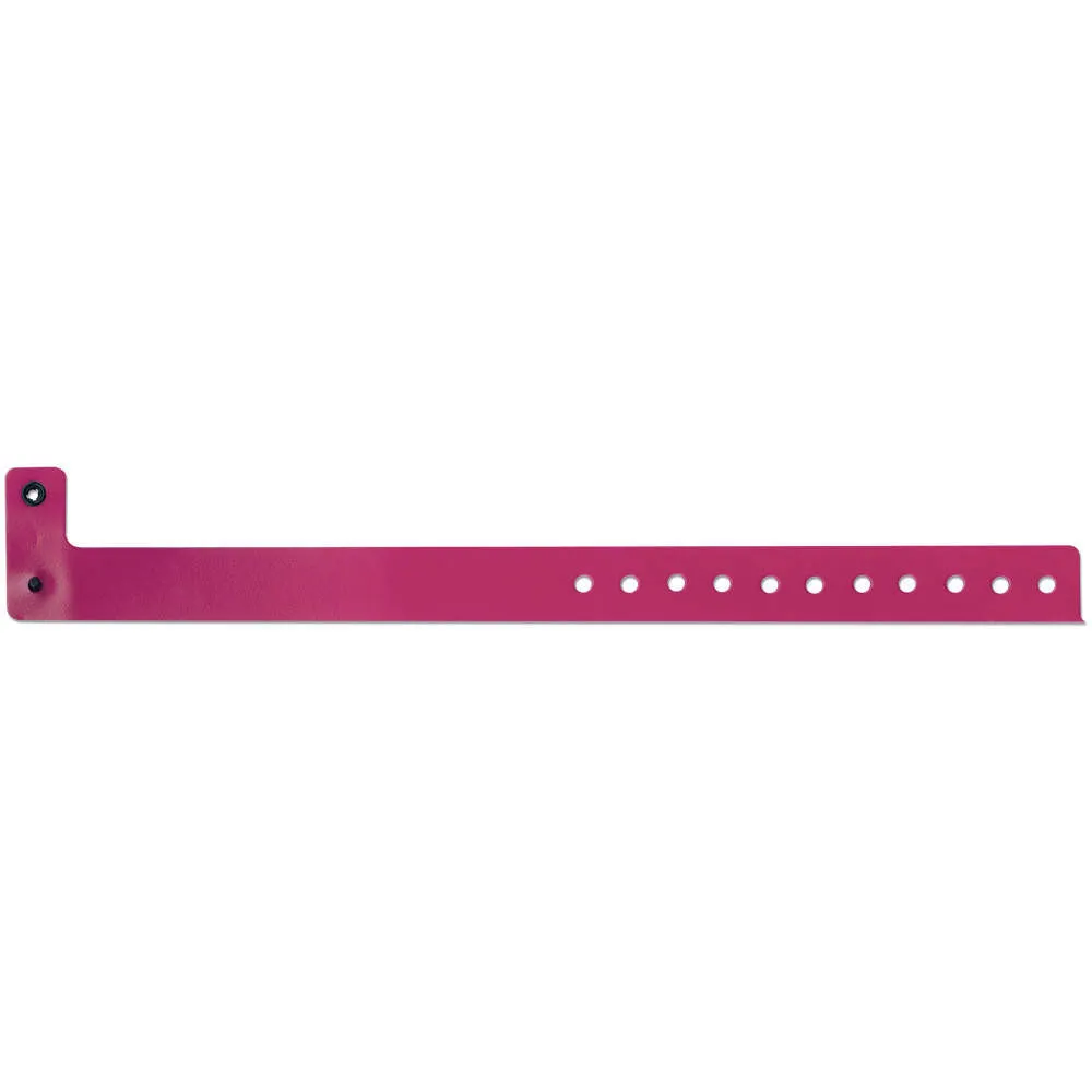 3/4" Vinyl Wristbands Vibrant Waterproof VSP (500/Box)