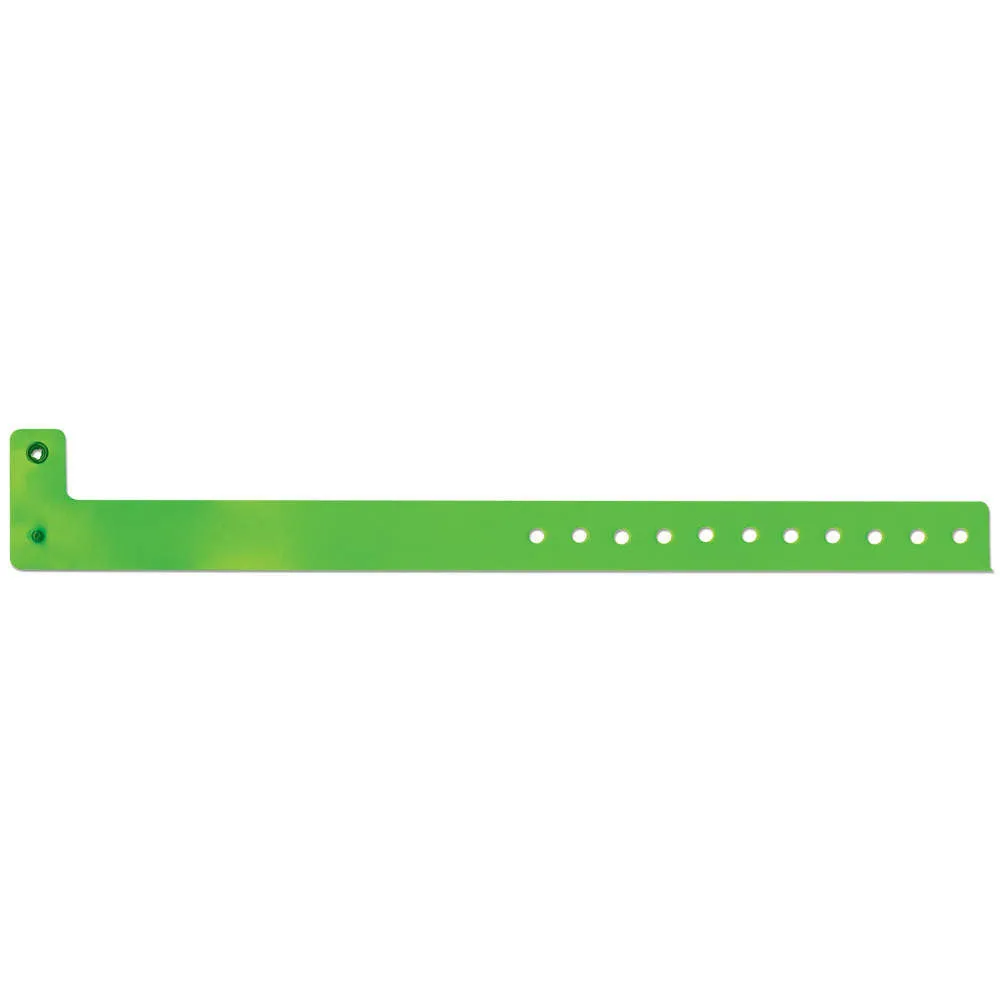 3/4" Vinyl Wristbands Vibrant Waterproof VSP (500/Box)