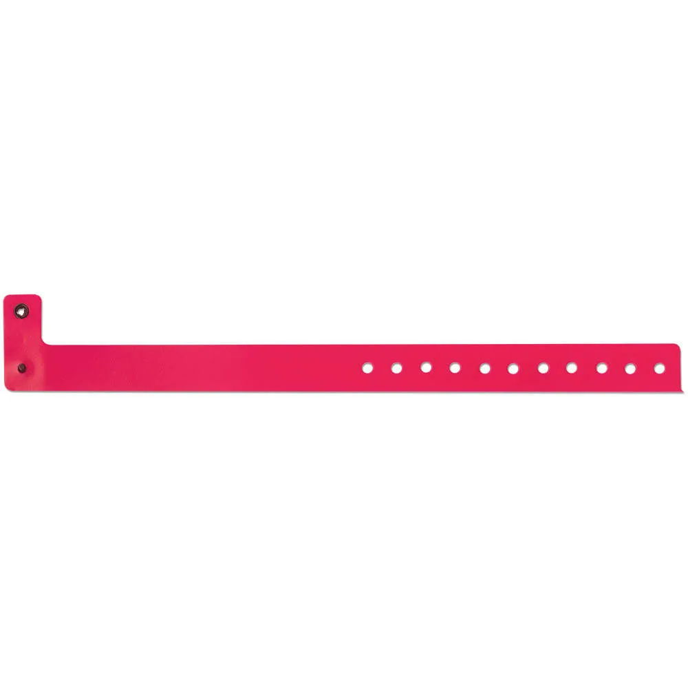 3/4" Vinyl Wristbands Vibrant Waterproof VSP (500/Box)