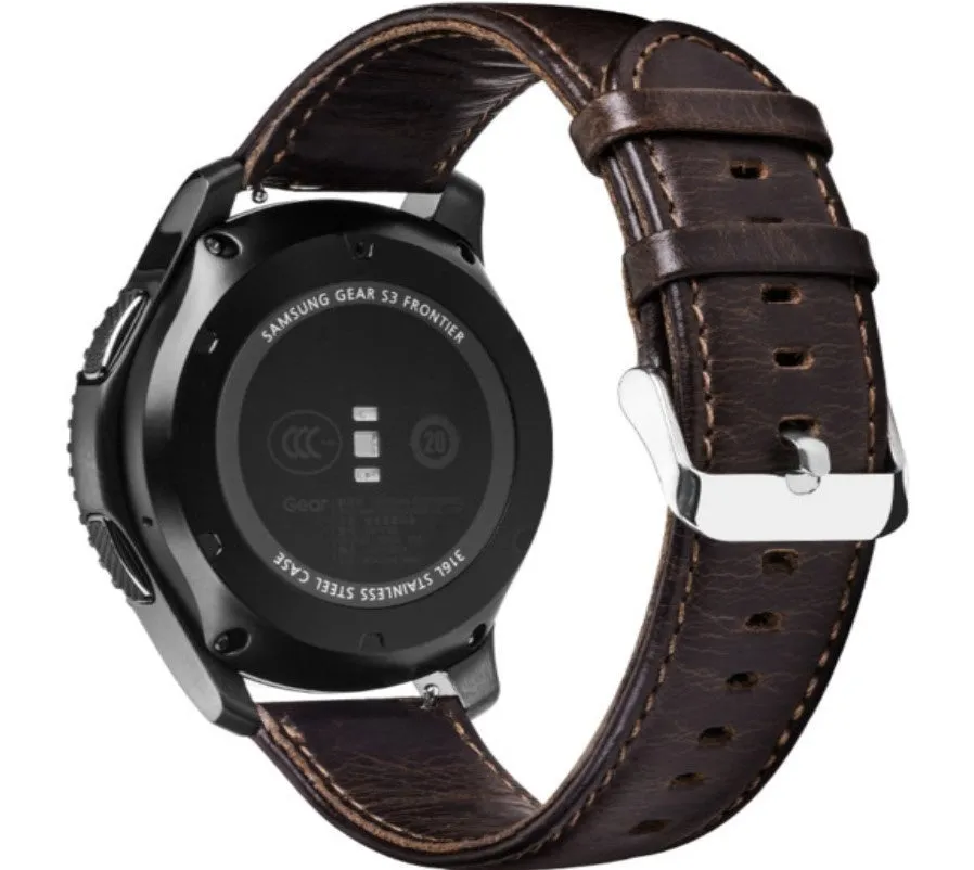 Amazfit GTR 2 Leather Strap (Dark Brown)