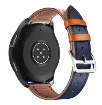 Amazfit GTR 2 Leather Strap (White/Dark Blue)