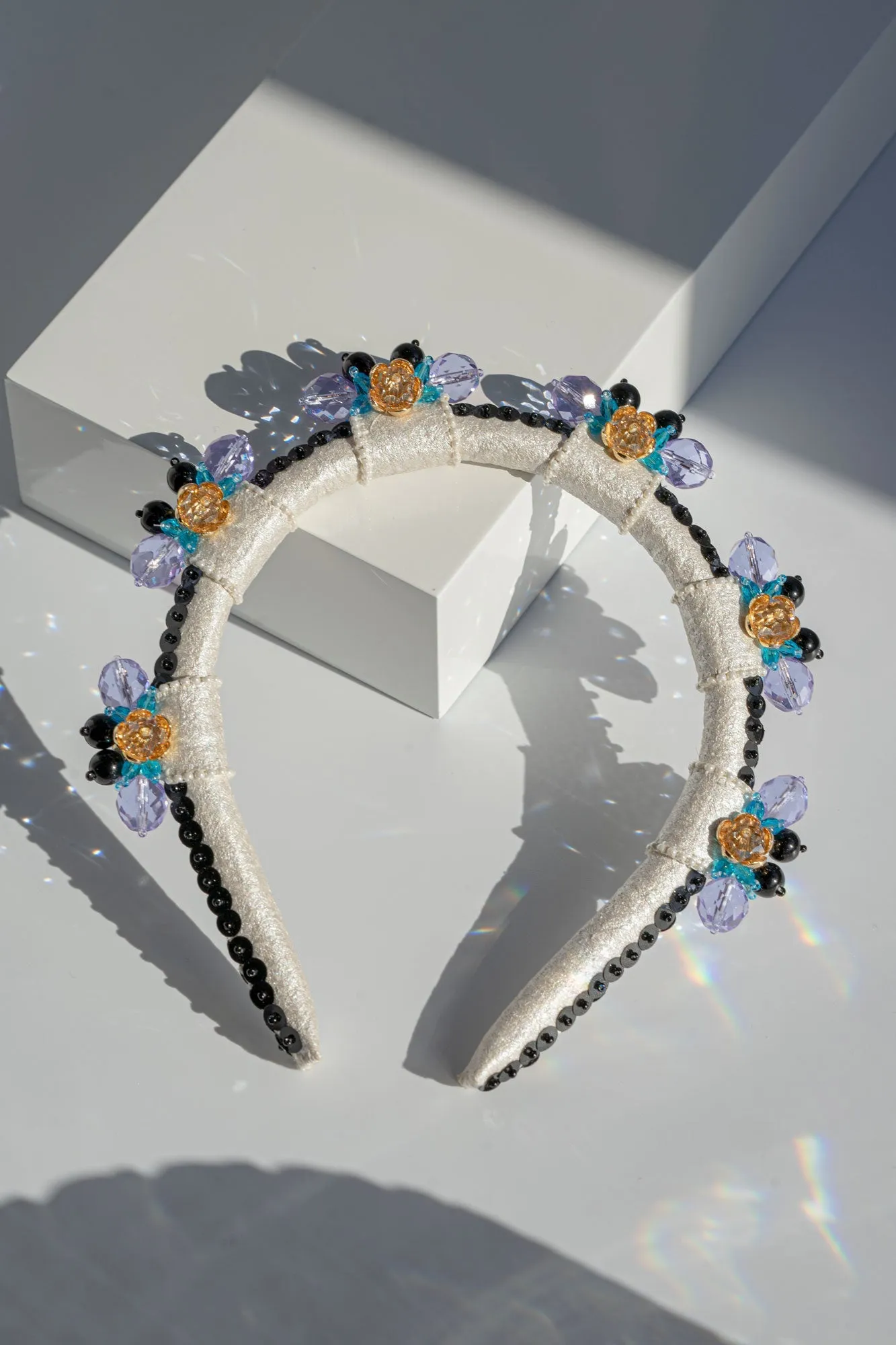 Amelie Headband in Purple Rain