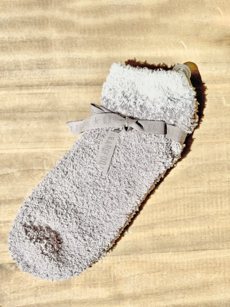 Barefoot Dreams Aspen Ankle Socks - Beach Rock Almond