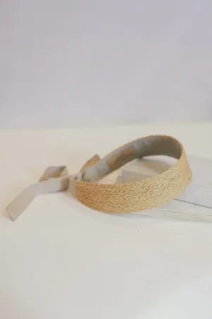 Besette raffia headband
