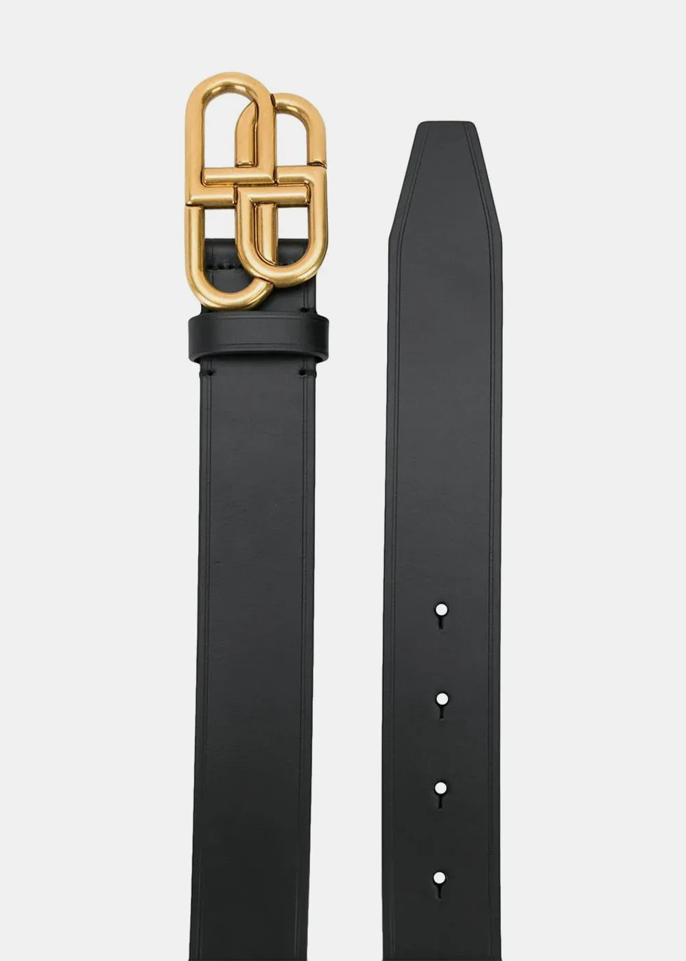Black & Gold BB Logo Belt