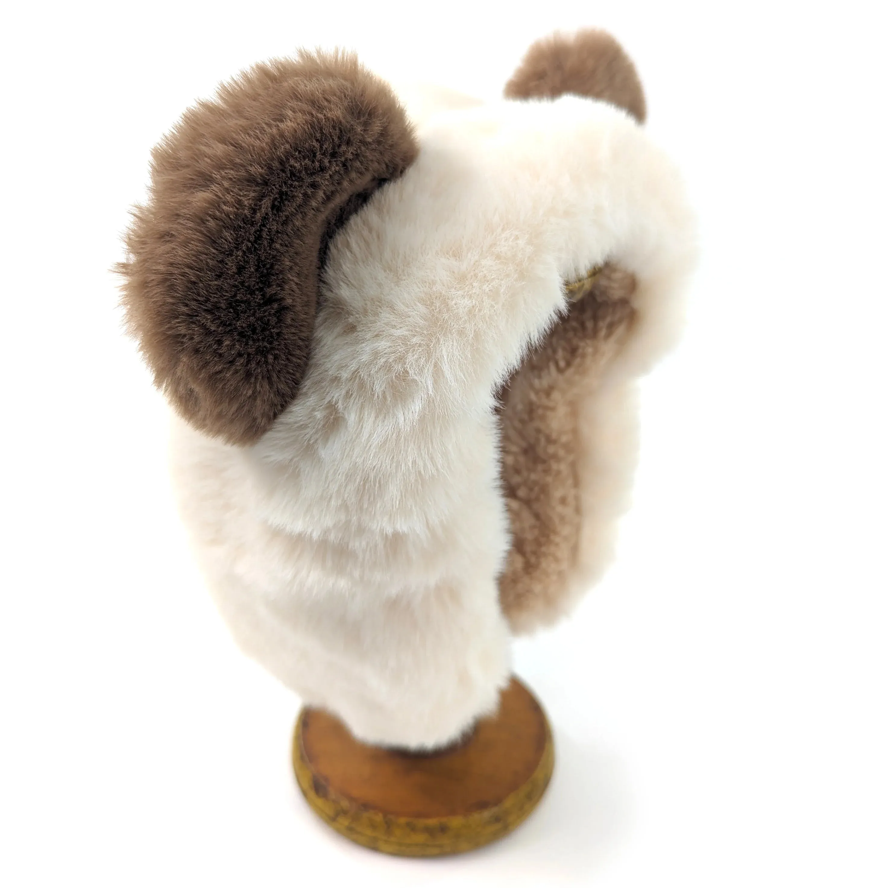 Black Ginger Cream Bear Ears Hand Band & Ear Muffs - 800-536