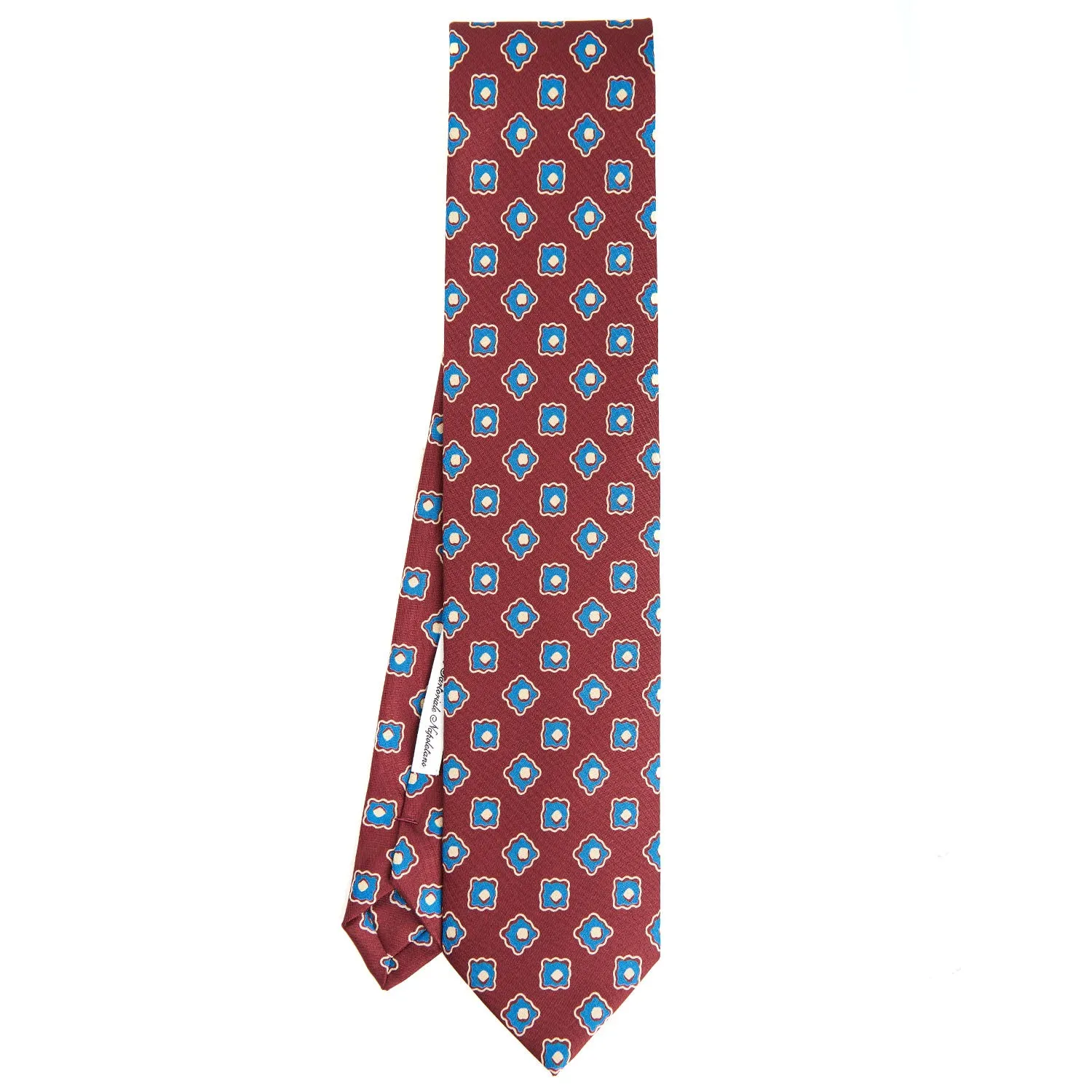 BURGUNDY SILK TIE