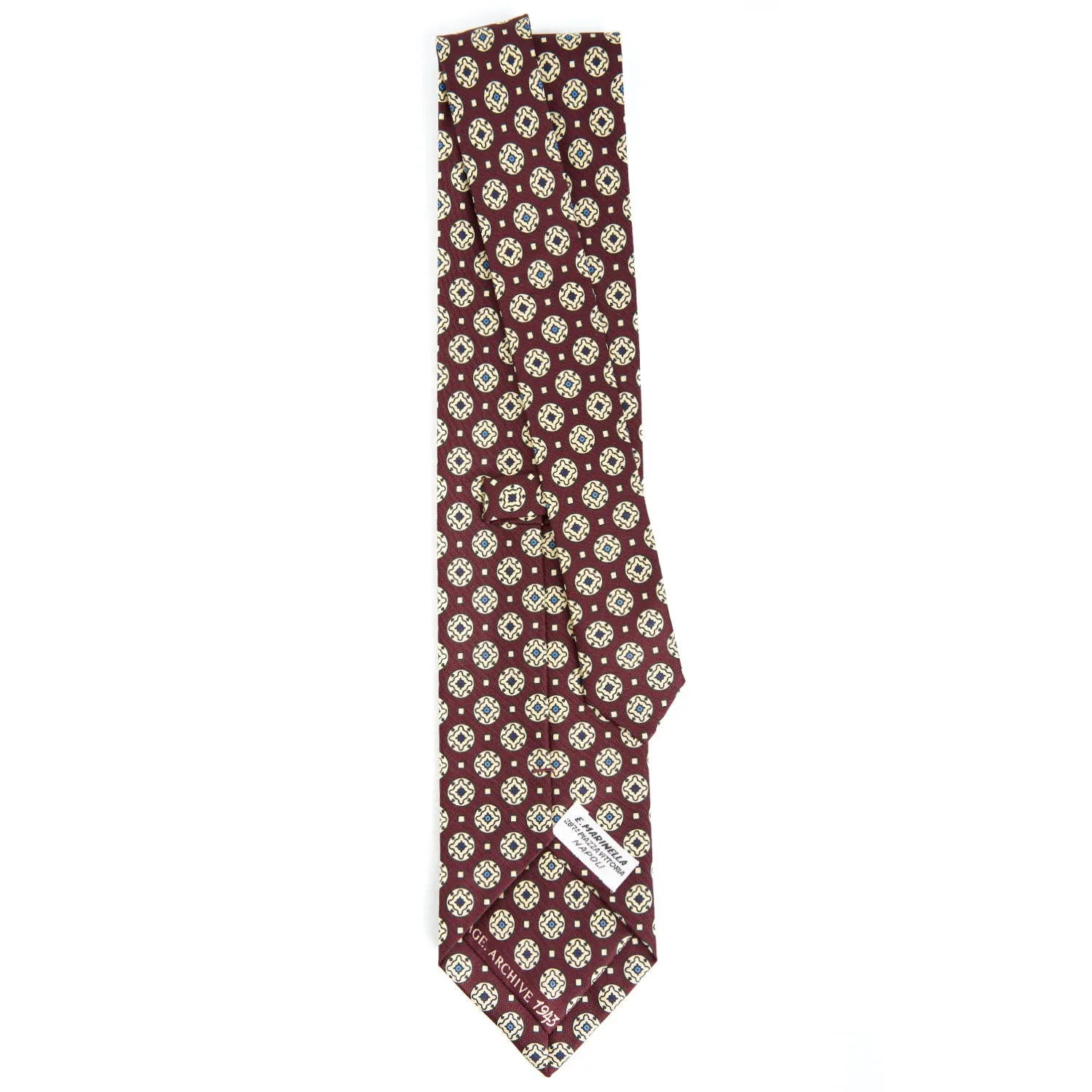 BURGUNDY SILK TIE