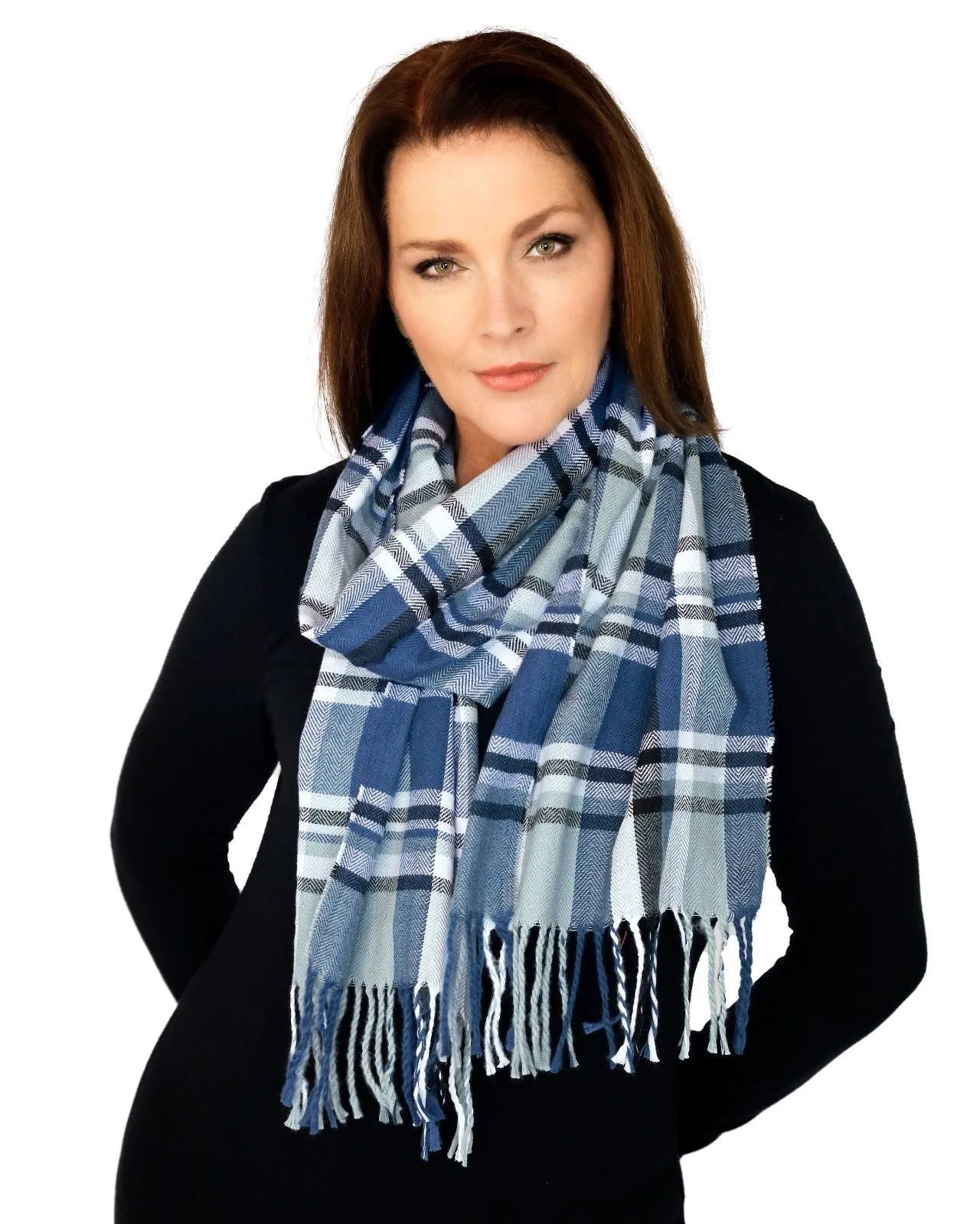 Casaba Womens Warm Winter Scarves Scarf Wraps Shawls Blankets Triangle Plaid