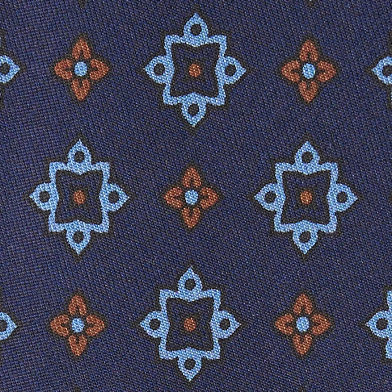 DARK BLUE SILK TIE