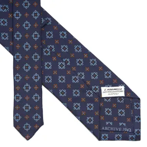 DARK BLUE SILK TIE