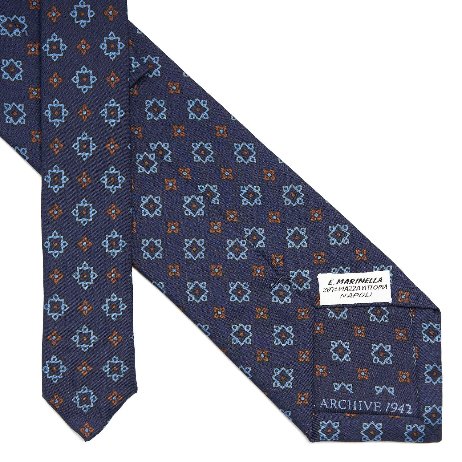 DARK BLUE SILK TIE