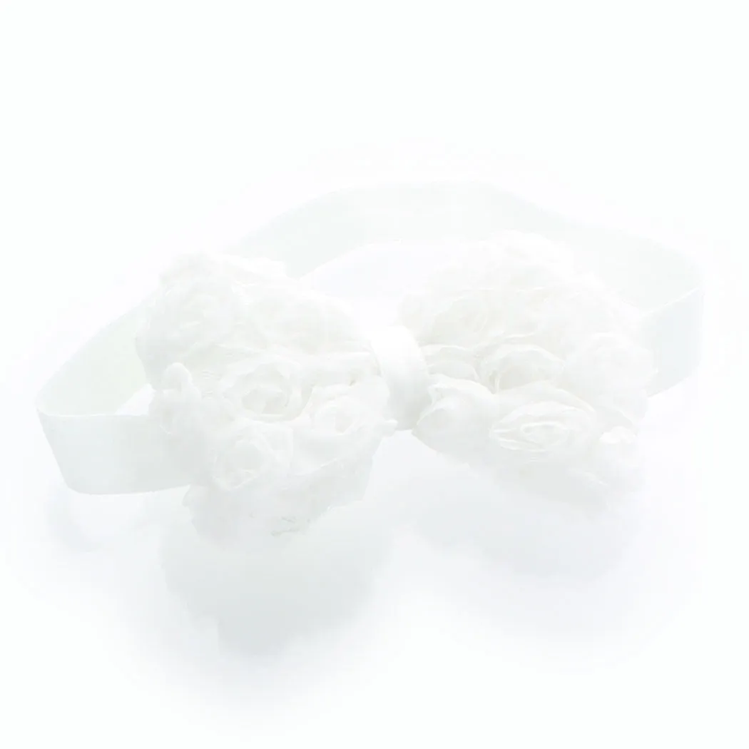 Girls Rose Bow Headband