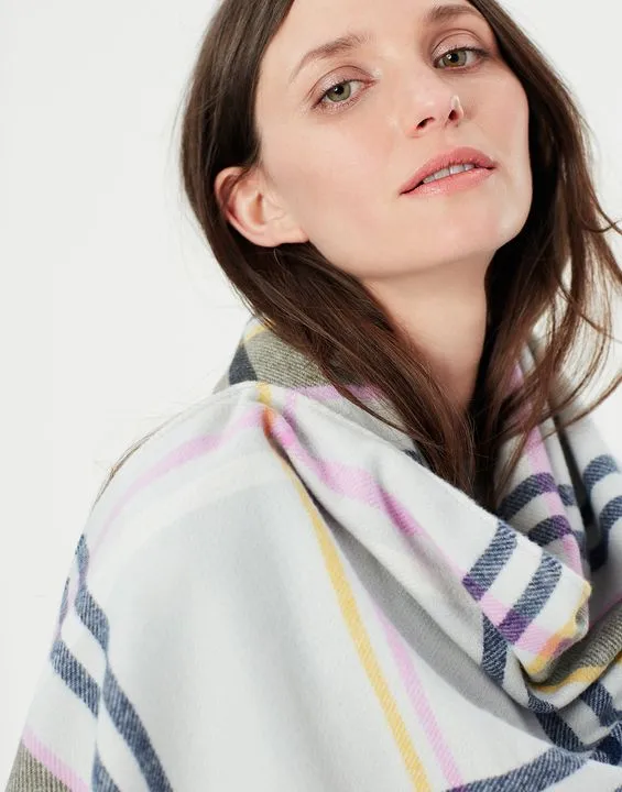 Joules Bridey Checked Warm Scarf