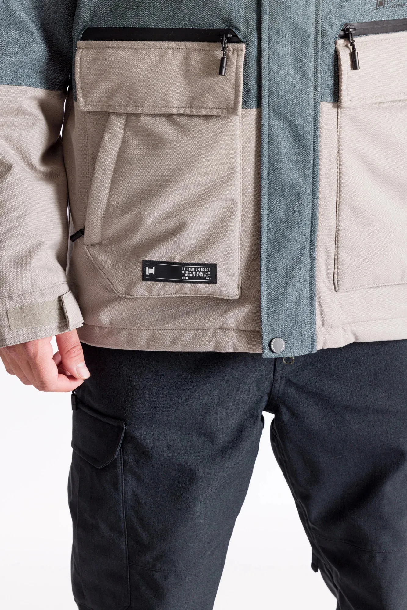 L1 Legacy Mens Jacket Slate / Stone