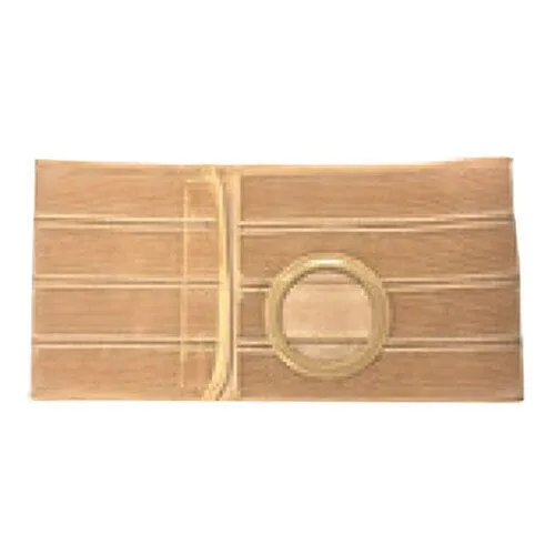 Nu-Hope Nu-Form™ Support Belt, 2-7/8" x 3-3/8" Stoma, 8" Wide, Left, 1-1/2" From Bottom, Prolapse Strap, XL (41" to 47" Waist), Beige