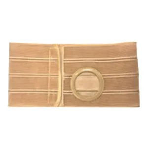 Nu-Hope Nu-Form™ Support Belt, 2-7/8" x 3-3/8" Stoma, 8" Wide, Left, 1-1/2" From Bottom, Prolapse Strap, XL (41" to 47" Waist), Beige
