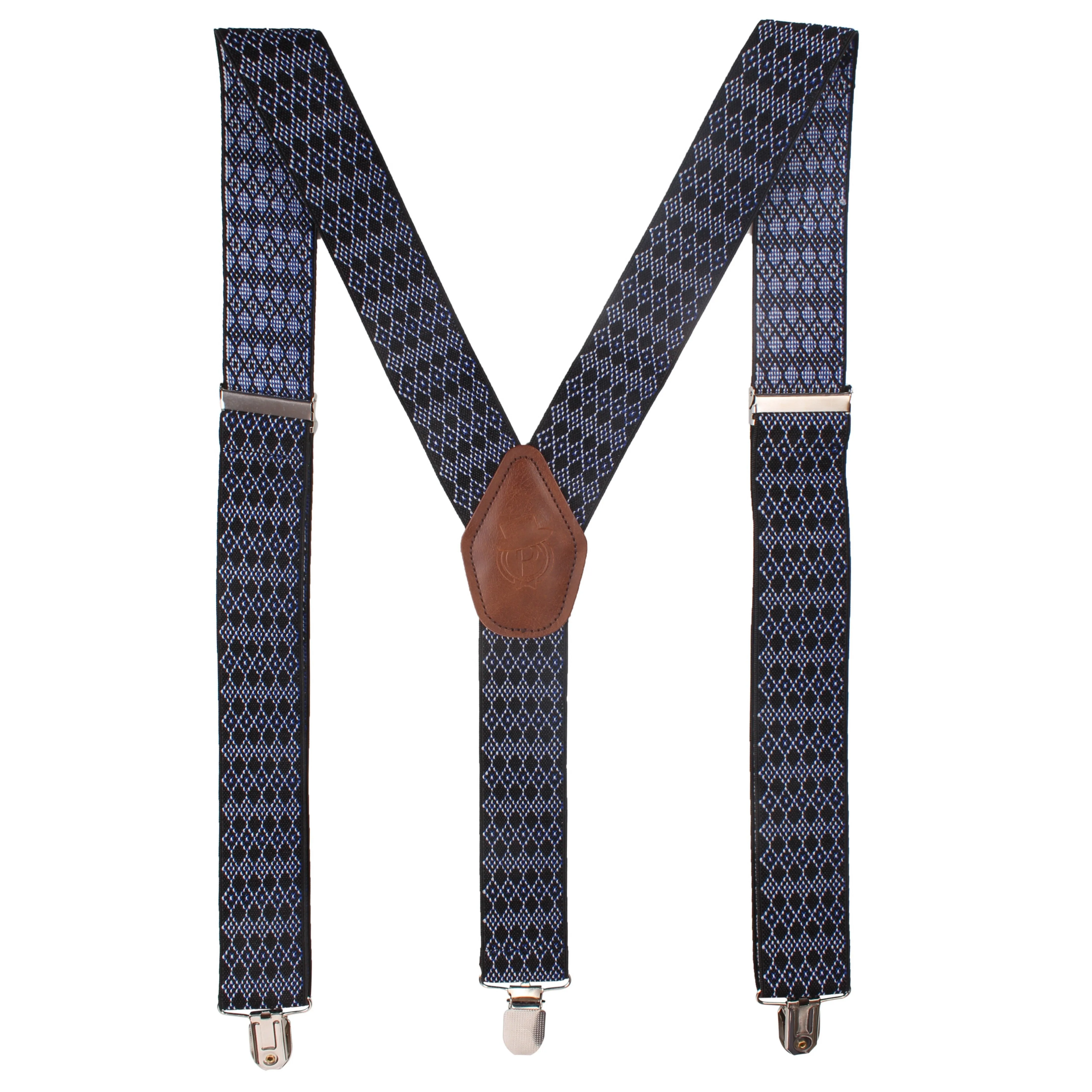 Peluche Picture Perfect Black Suspenders for Men