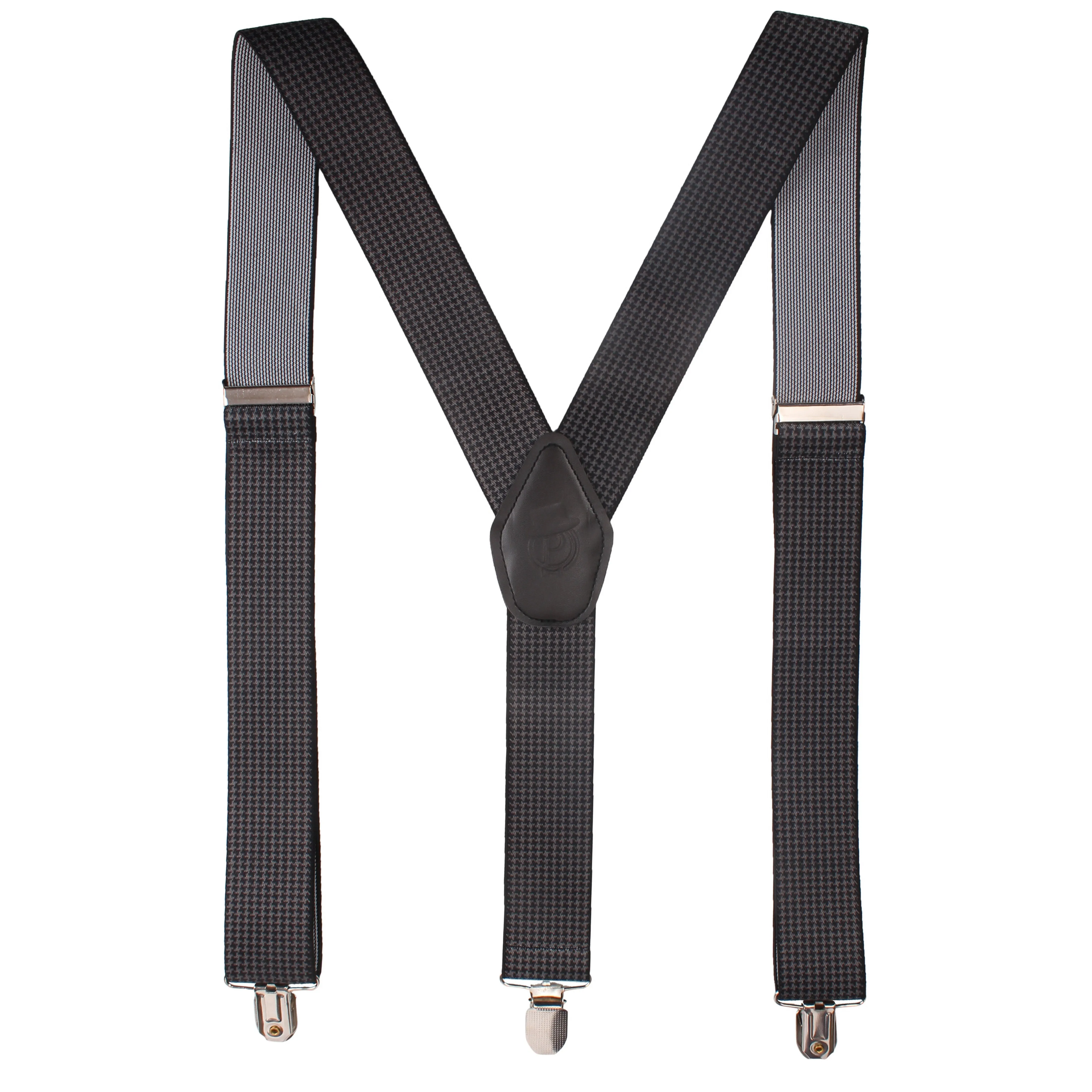 Peluche Seamless Black Suspender for Men