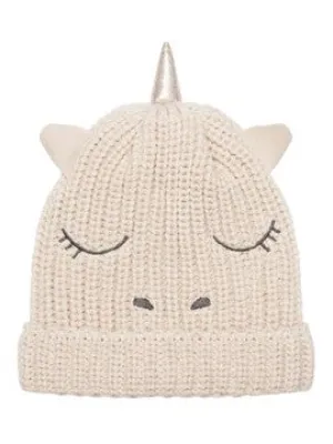 Rainbow Unicorn Knitted Hat 3-6 years