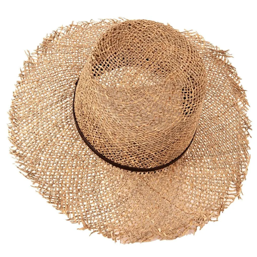 Seabrook | Womens Wide Brim Straw Sun Hat
