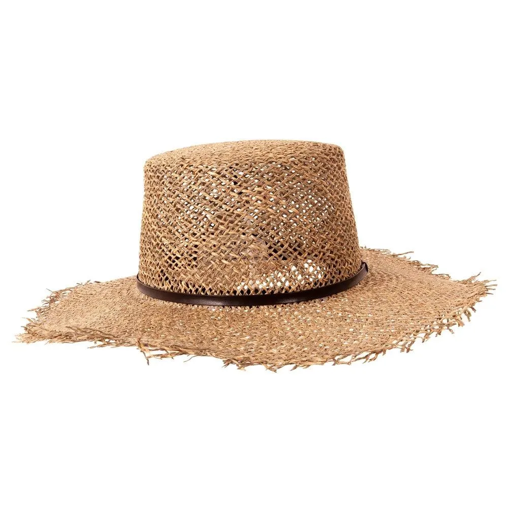Seabrook | Womens Wide Brim Straw Sun Hat