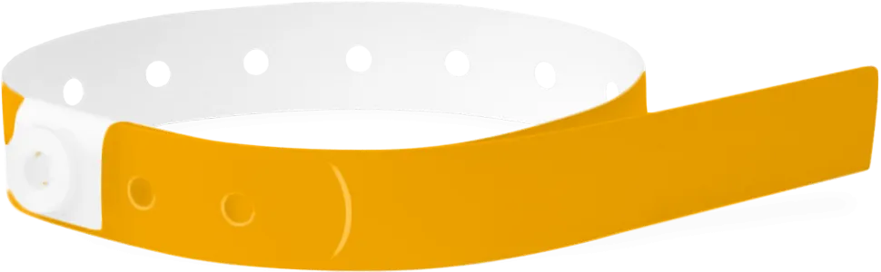 Soft Comfort Slim 2" Stub Snapped Wristbands