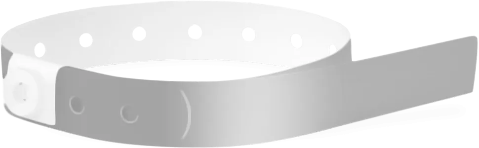 Soft Comfort Slim 2" Stub Snapped Wristbands