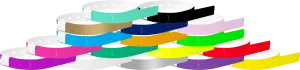 Soft Comfort Slim 2" Stub Snapped Wristbands