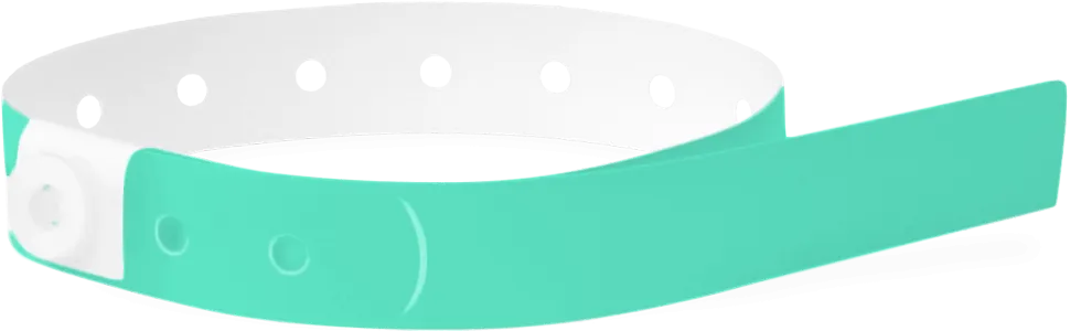 Soft Comfort Slim 2" Stub Snapped Wristbands