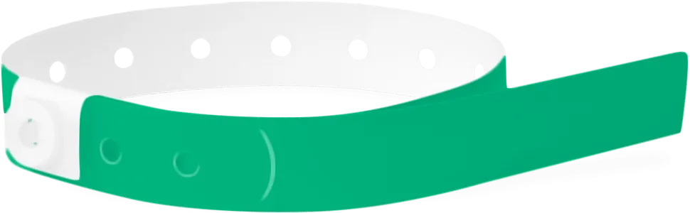 Soft Comfort Slim 2" Stub Snapped Wristbands