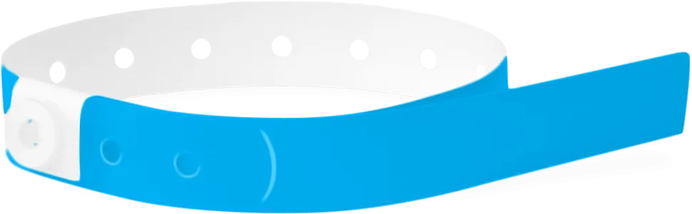 Soft Comfort Slim 2" Stub Snapped Wristbands