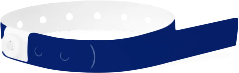 Soft Comfort Slim 2" Stub Snapped Wristbands