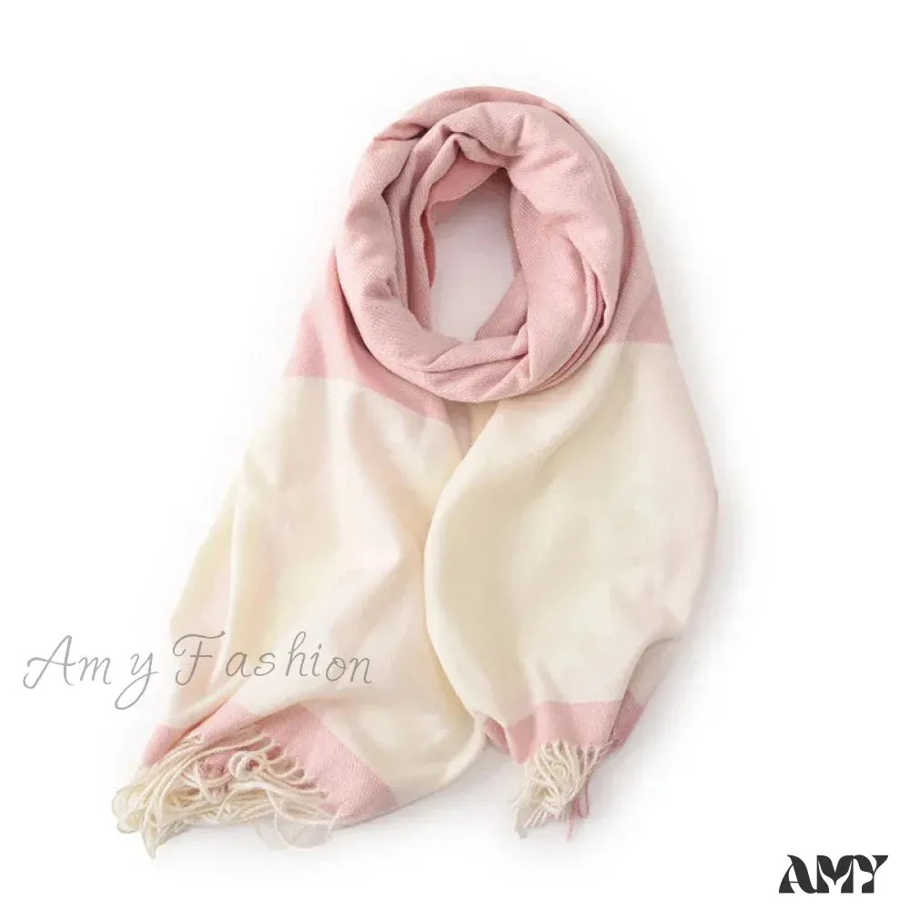 Soft Exotic Turkish Tassel Hijab Scarf - Multifunctional and Versatile Striped Design