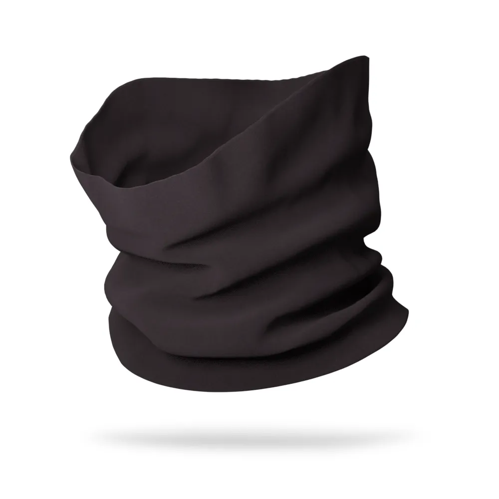 Solid Color Wicking Neck Gaiter (12" Length)