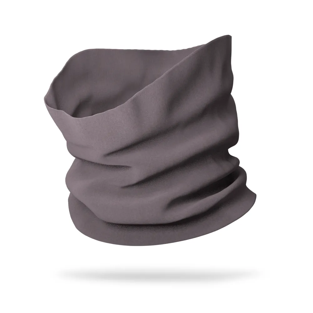 Solid Color Wicking Neck Gaiter (12" Length)