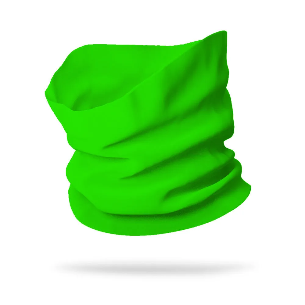 Solid Color Wicking Neck Gaiter (12" Length)