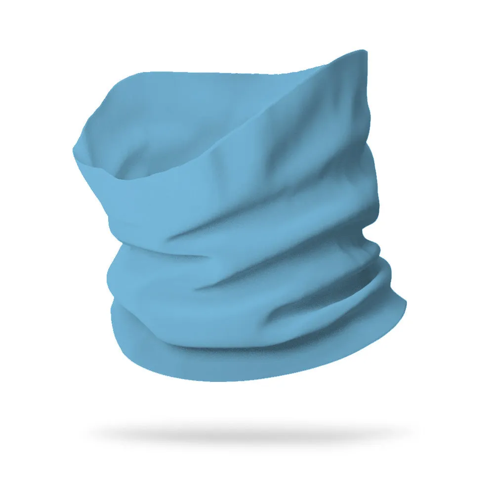 Solid Color Wicking Neck Gaiter (12" Length)