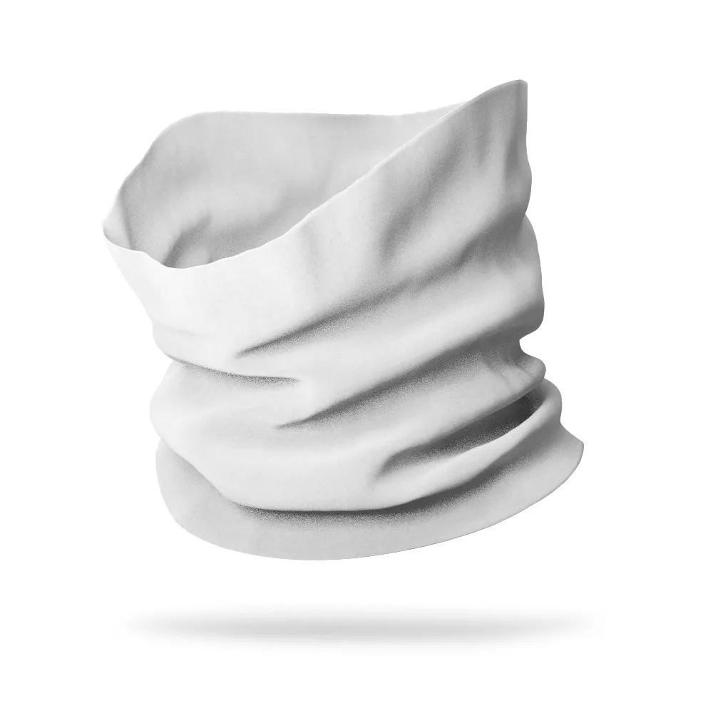 Solid Color Wicking Neck Gaiter (12" Length)