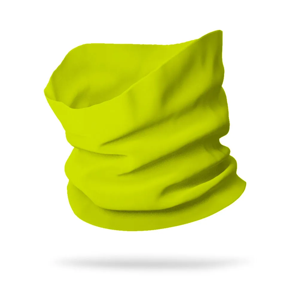 Solid Color Wicking Neck Gaiter (12" Length)