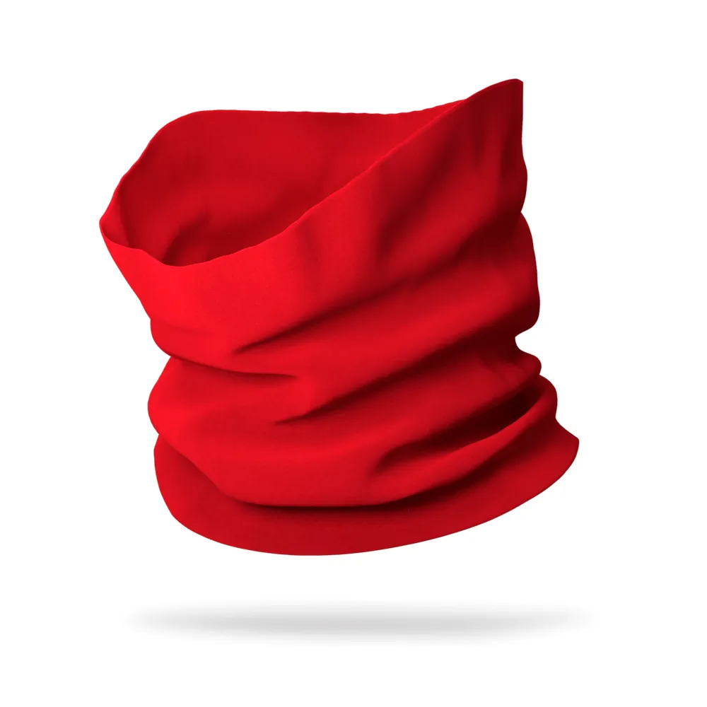Solid Color Wicking Neck Gaiter (12" Length)