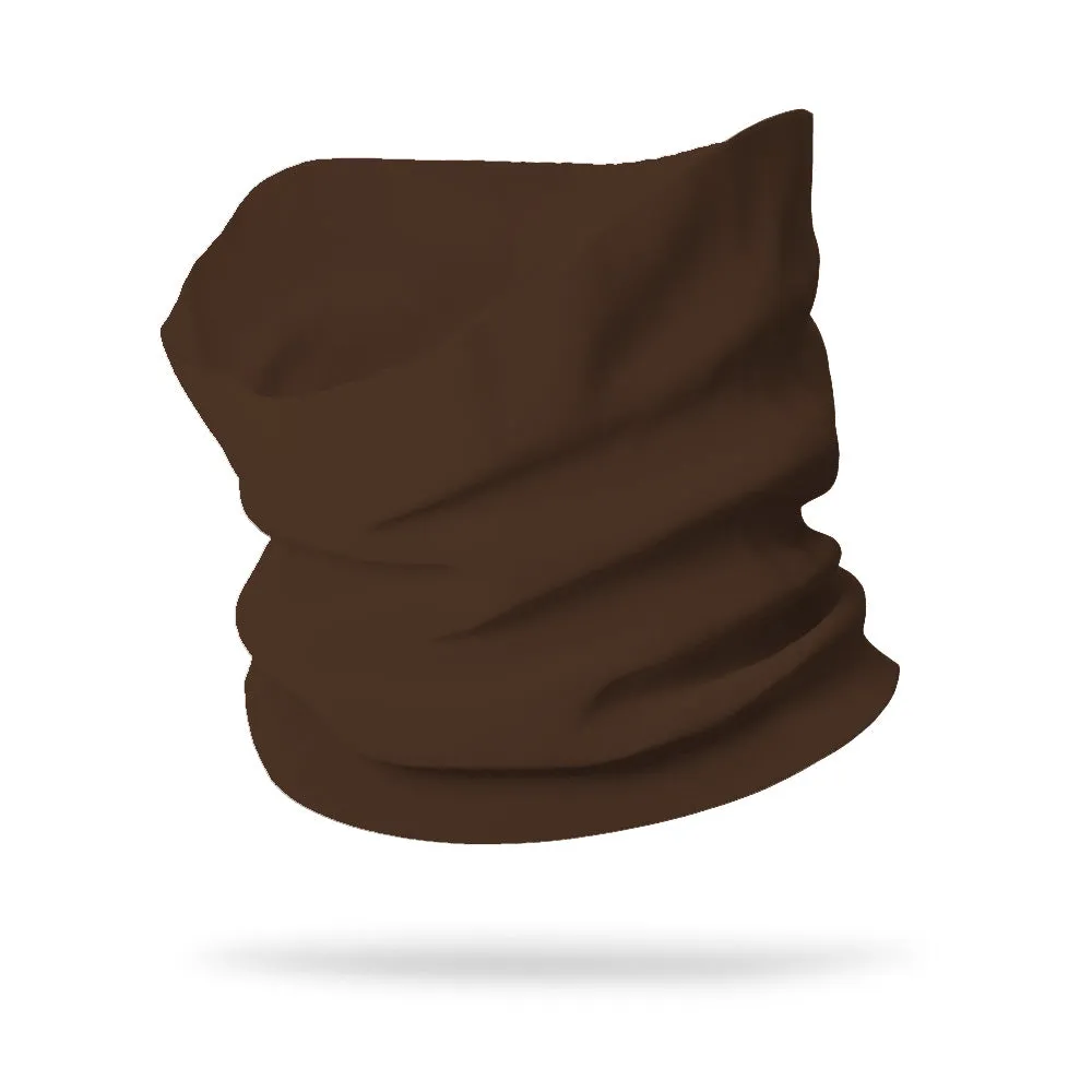 Solid Color Wicking Neck Gaiter (12" Length)